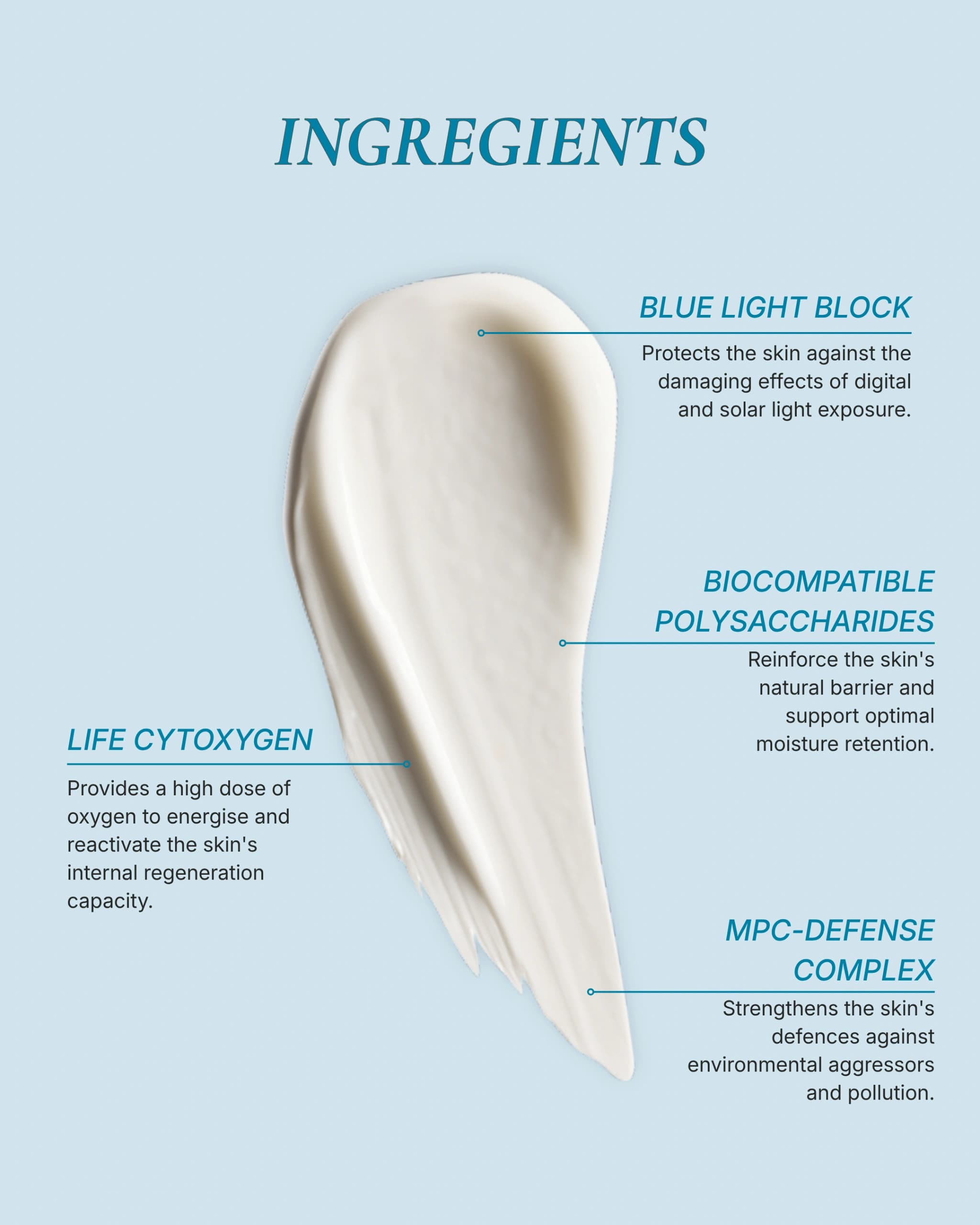 Excel Therapy O2 Pollution Defense Youthfulness Activating Oxygenating Cream gallery image 2