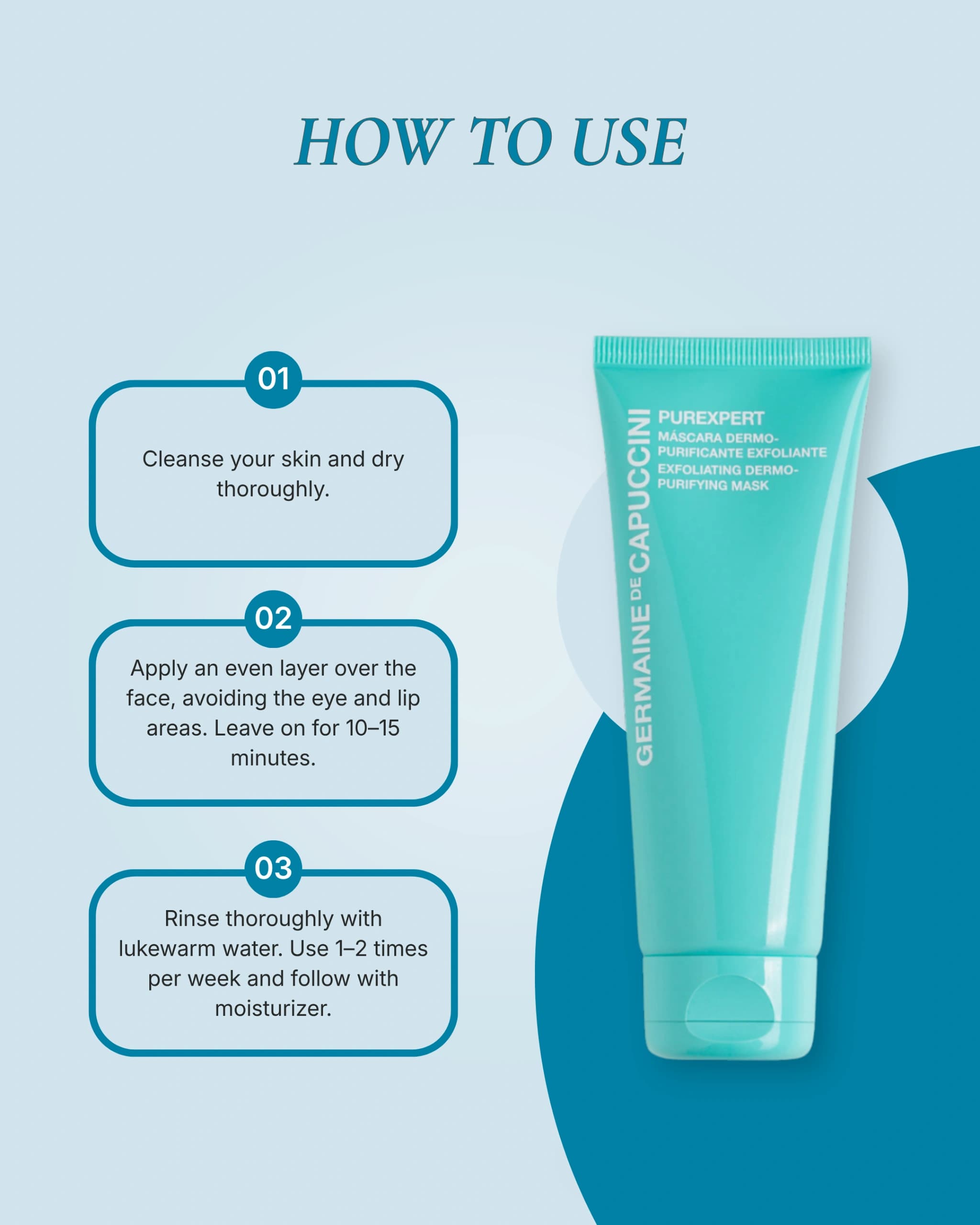 Purexpert exfoliating dermo-purifying mask gallery image 3