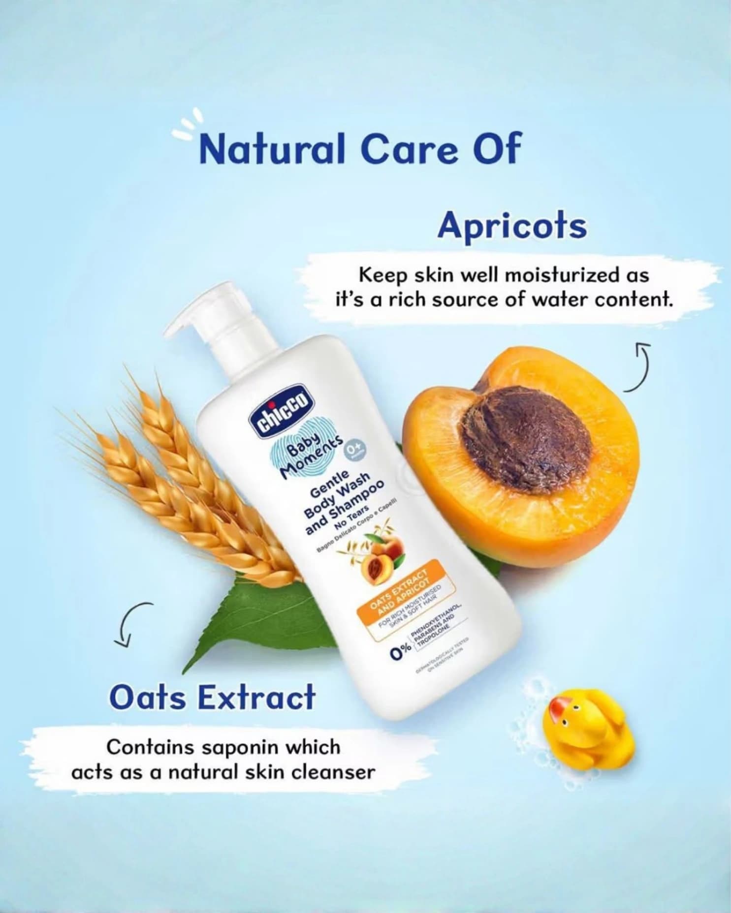 Chicco Baby Moments Gentle Bodywash & Shampoo gallery image 3