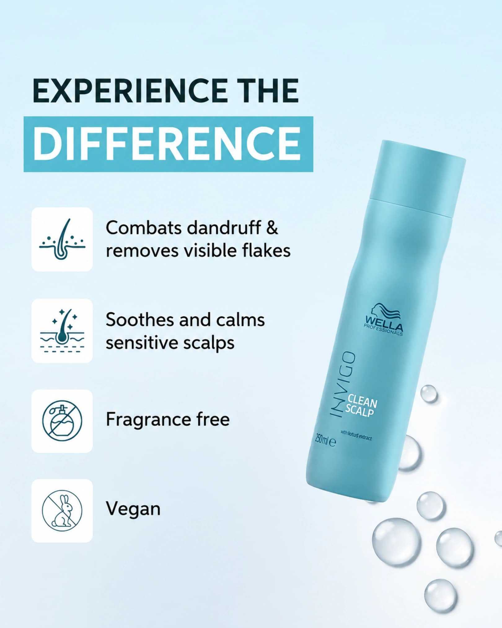 Wella Professionals - Invigo Balance Clean Scalp Anti-Dandruff Shampoo gallery image 1