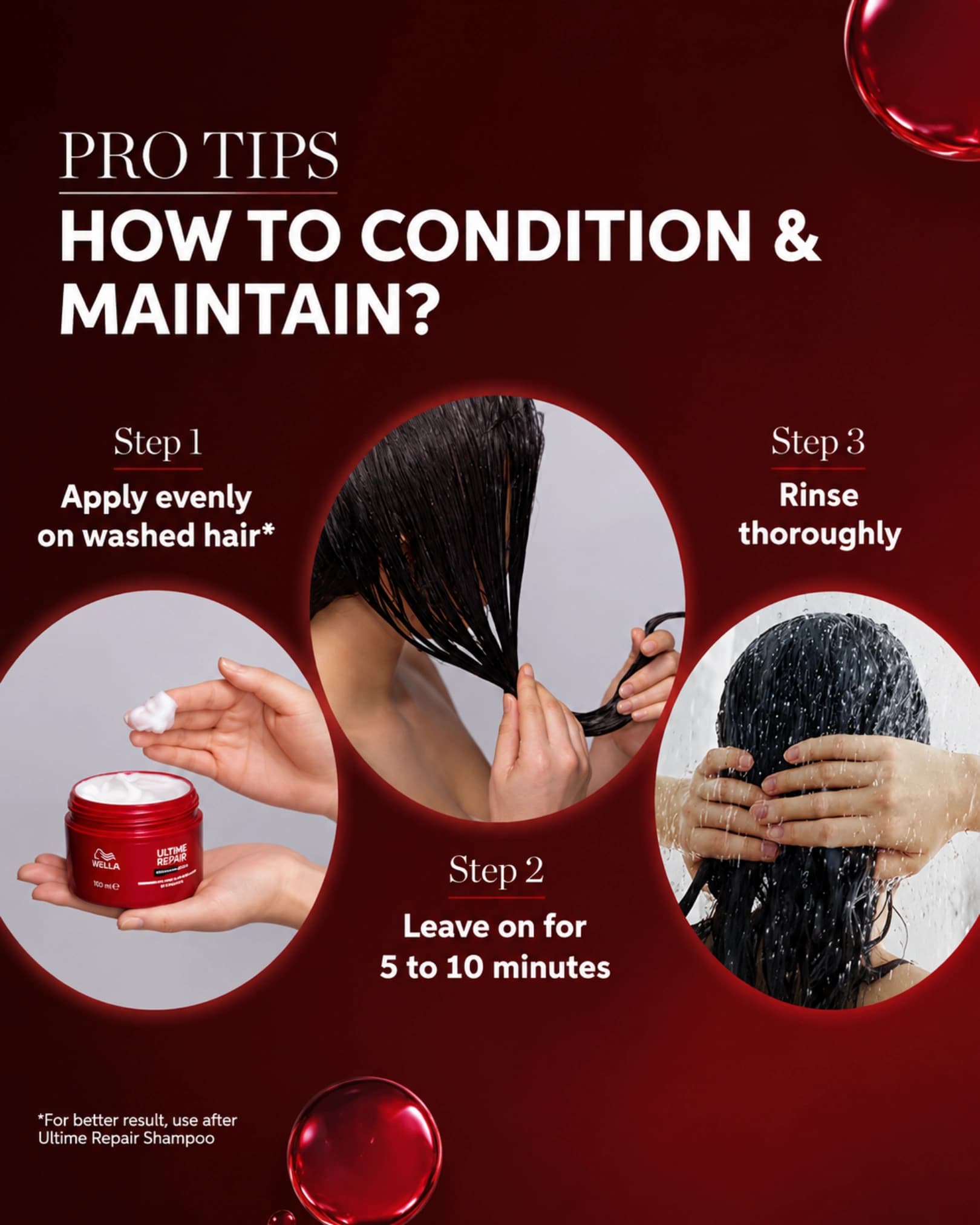 Wella Professionals - Ultime Repair Intense Mask with AHA & Omega-9 gallery image 2