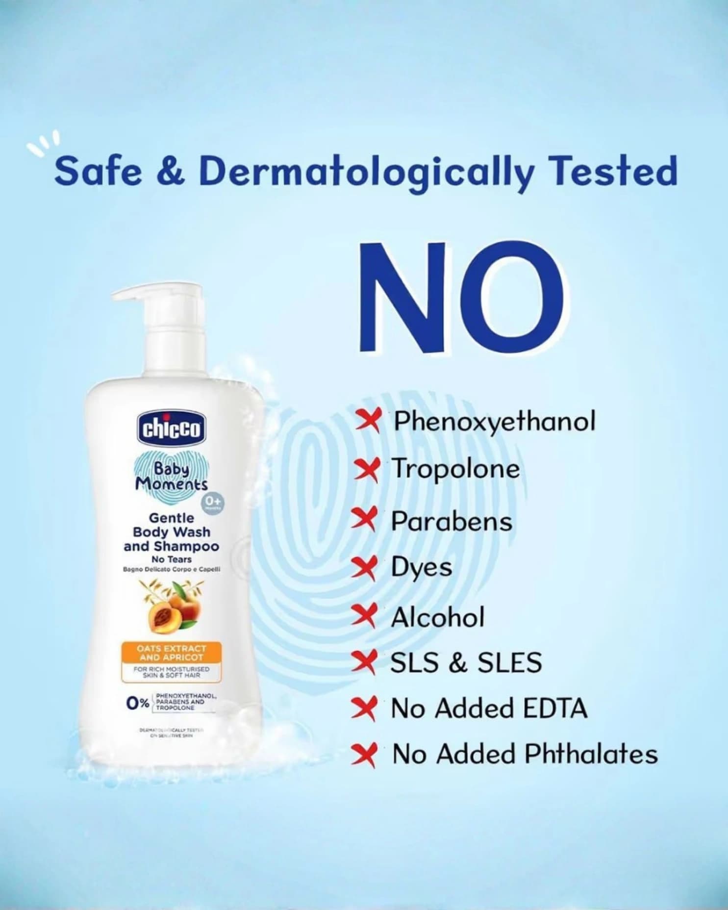 Chicco Baby Moments Gentle Bodywash & Shampoo gallery image 4