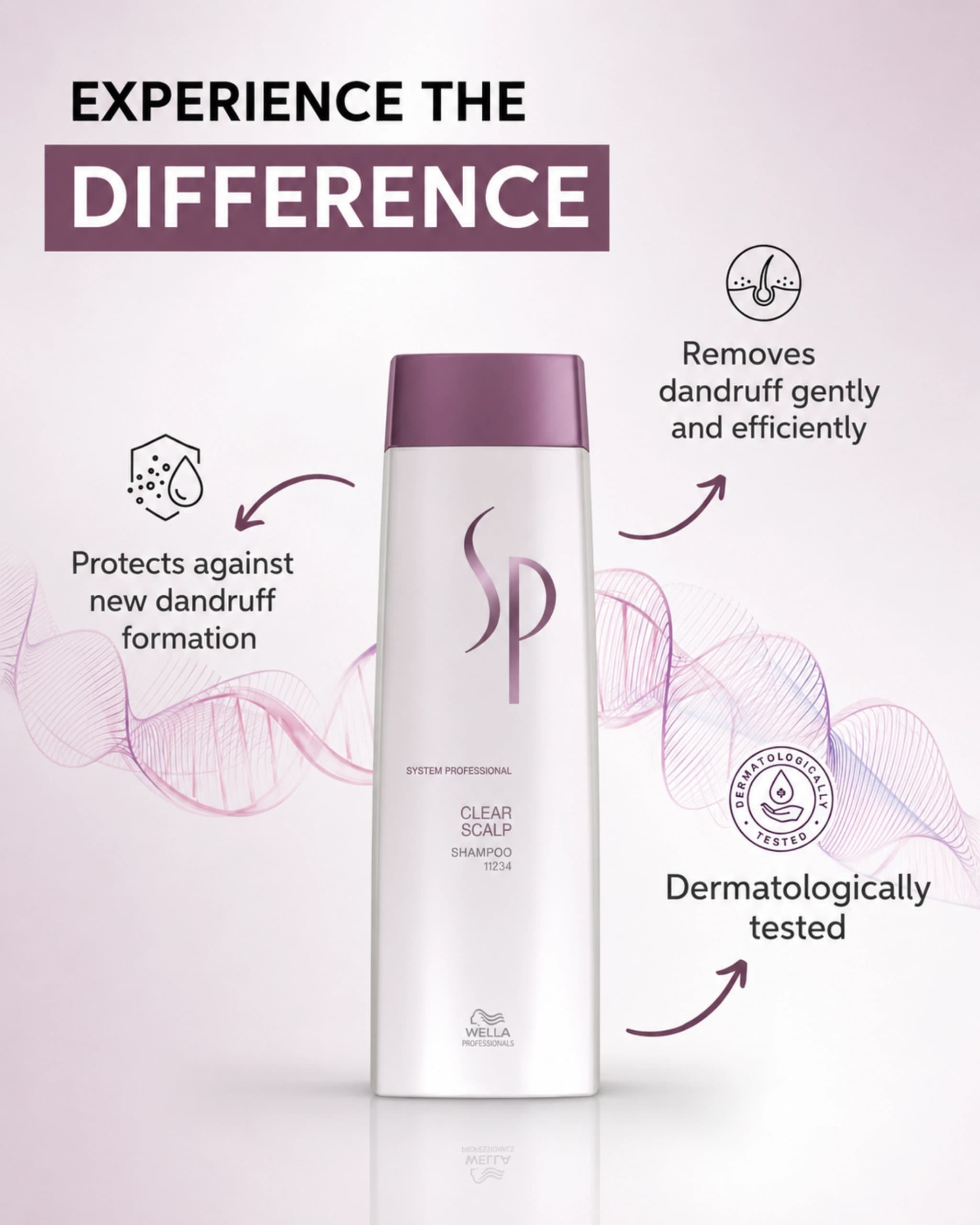System Professional -Purify Shampoo – Anti-Dandruff Shampoo for Flake-Free Scalp gallery image 4