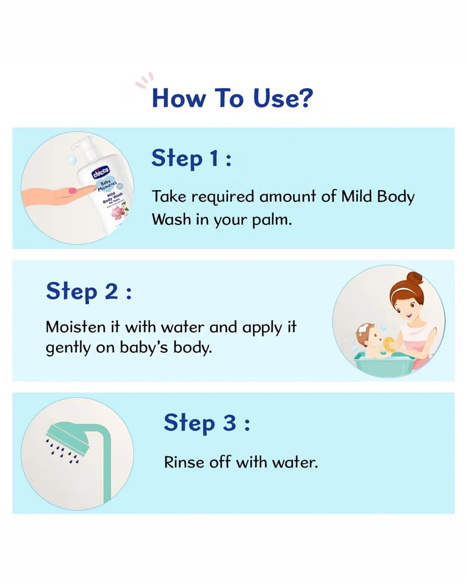 Chicco Baby Moments Mild Bodywash Refresh gallery image 1