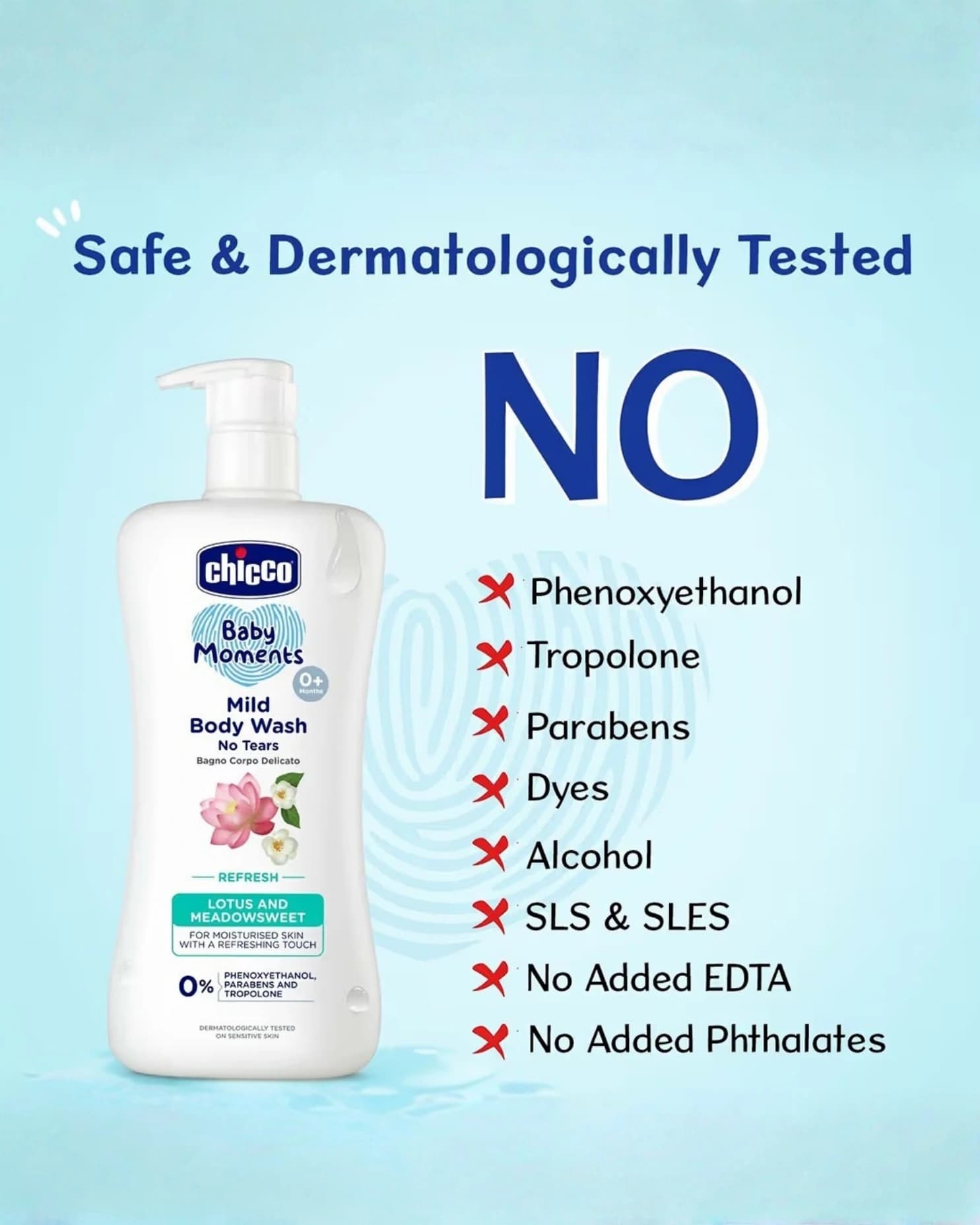 Chicco Baby Moments Mild Bodywash Refresh gallery image 4