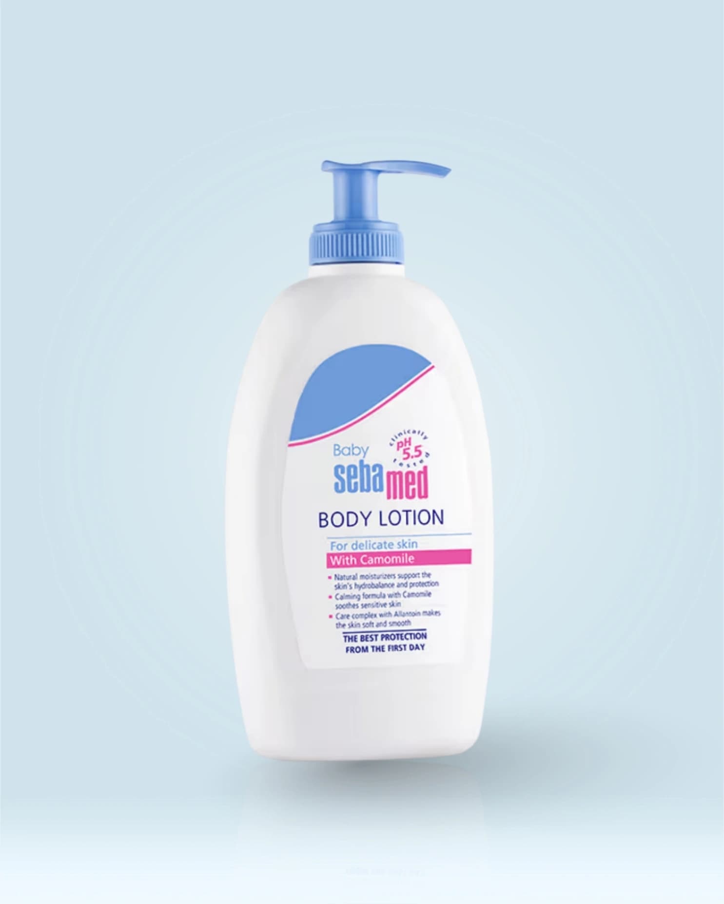 Sebamed Baby Body Lotion, pH 5.5, Long Lasting Moisturiser, Quickly Absorbed main image