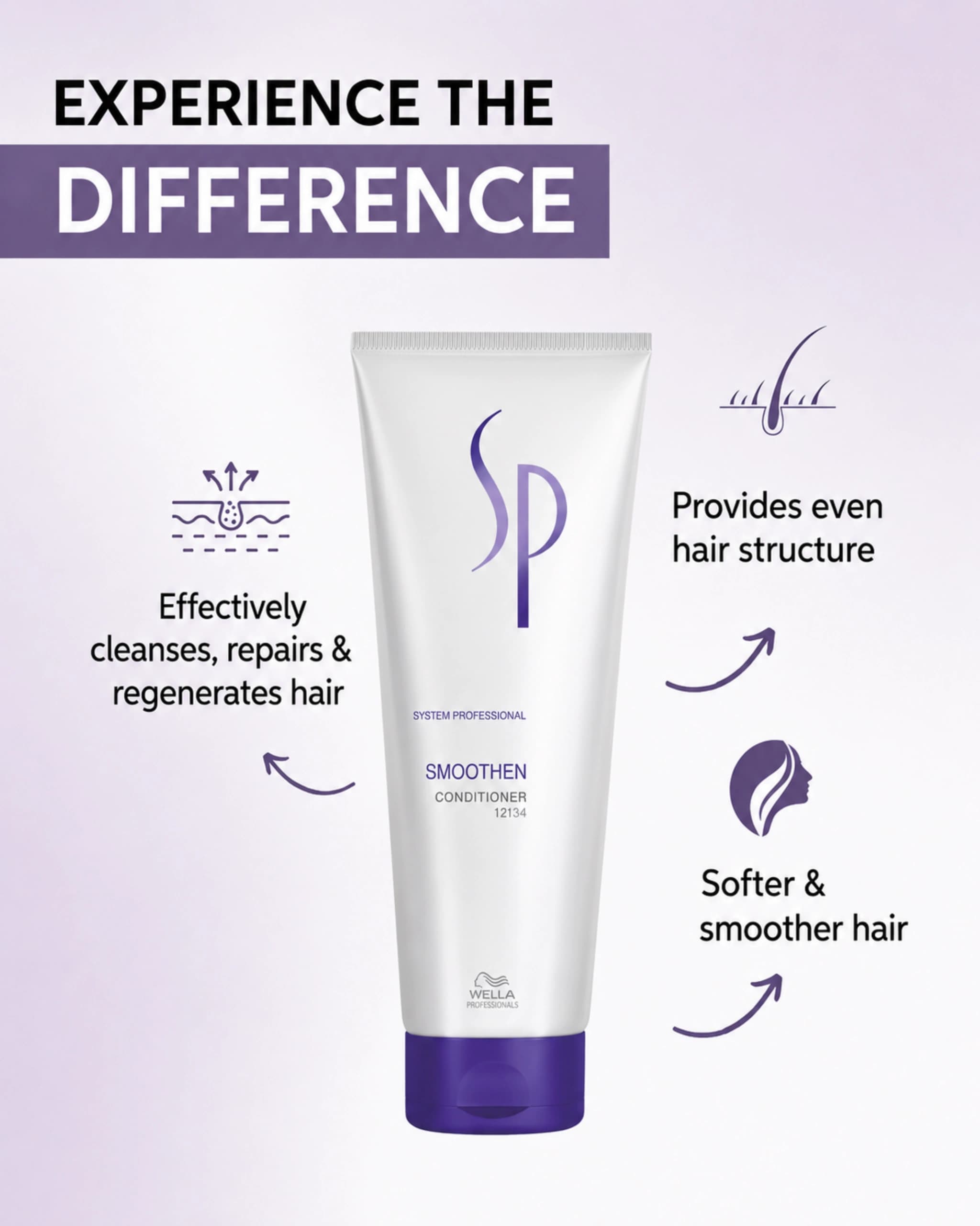 System Professional - Smoothen Conditioner for Frizzy Hair Anti-Frizz Detangling Conditioner gallery image 4