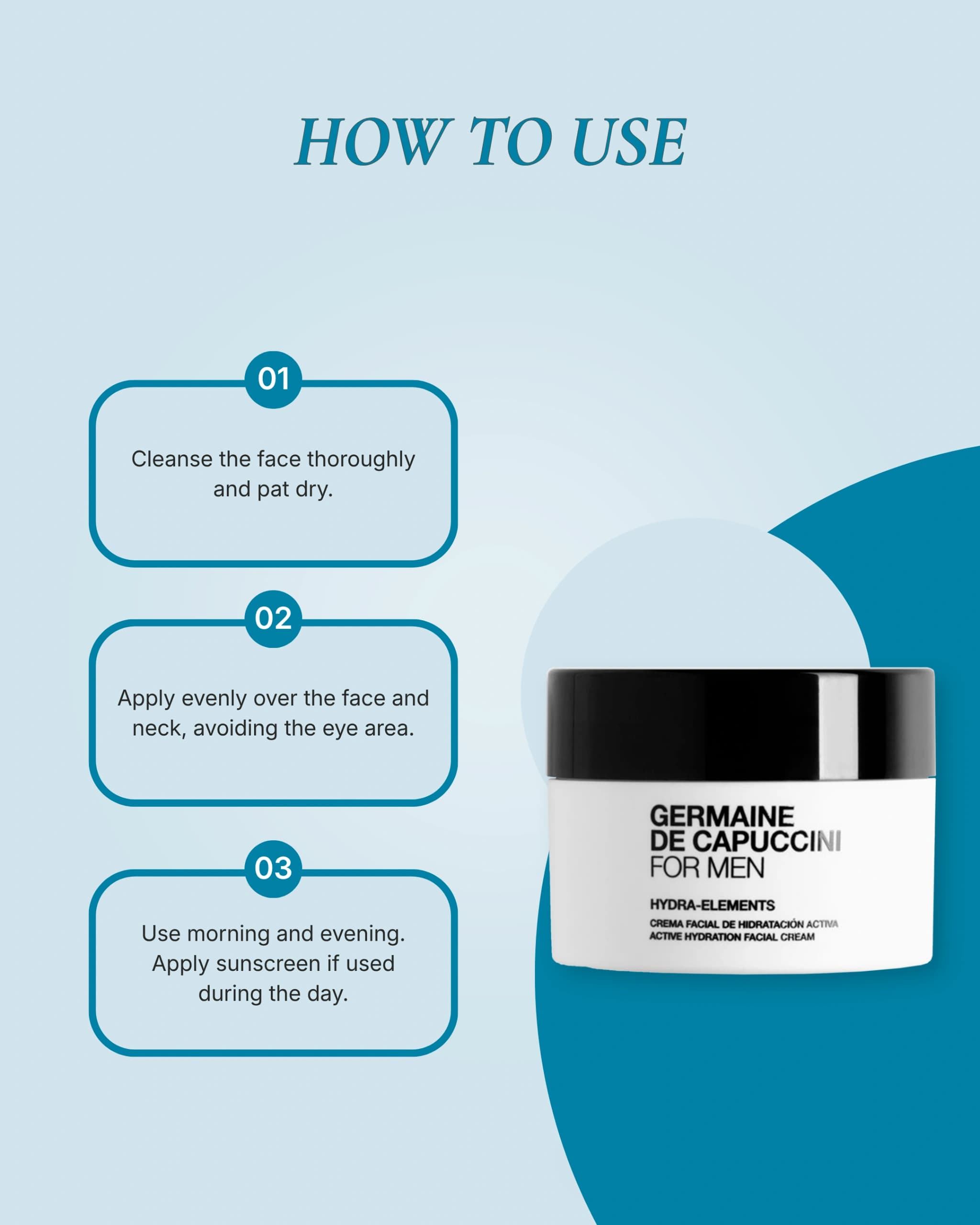 For Men Hydra elements active hydration facial cream gallery image 3