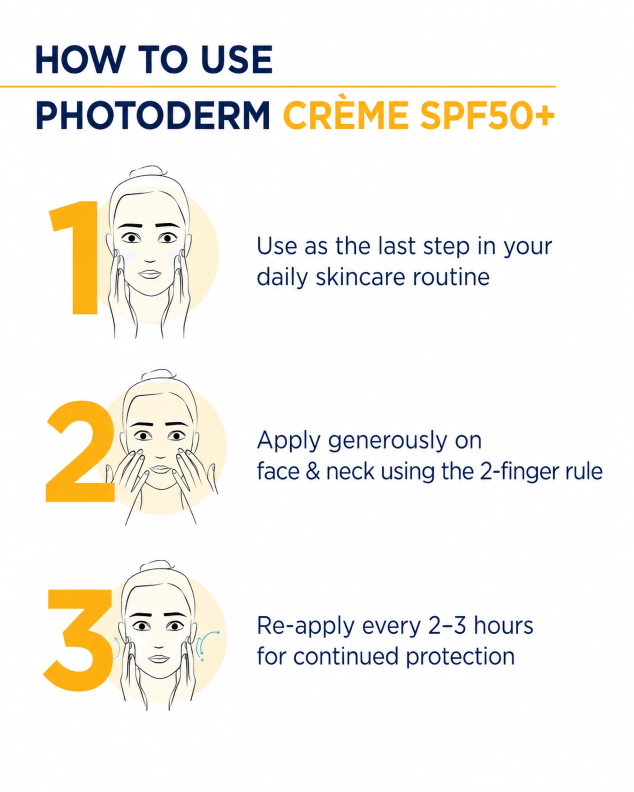 Bioderma Photoderm Crème Claire SPF 50+ PA++++ Tinted Sunscreen with 8H Hydration | In Vivo Tested gallery image 3