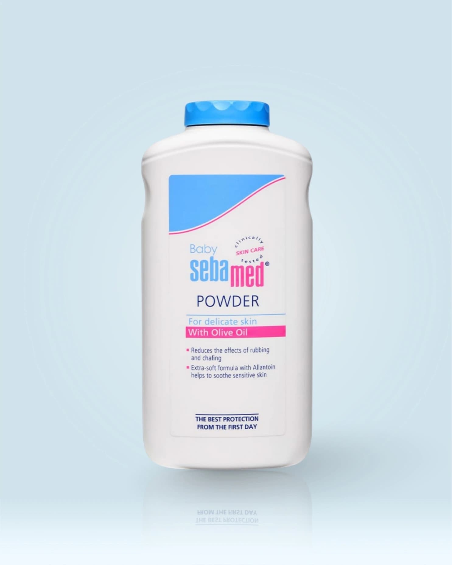 Sebamed Baby Powder, Olive Oil, Allantoin, Keeps NewbornS Skin Fresh, Absorbs Sweat main image