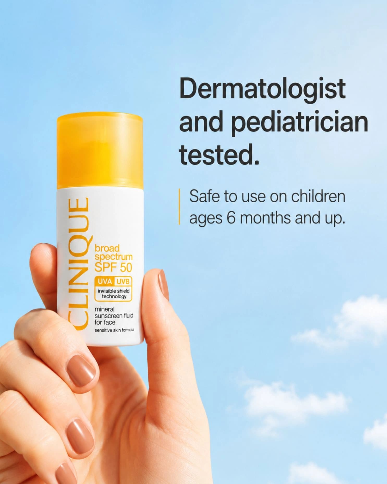 Clinique SPF 50 Mineral Sunscreen Fluid for Face gallery image 4