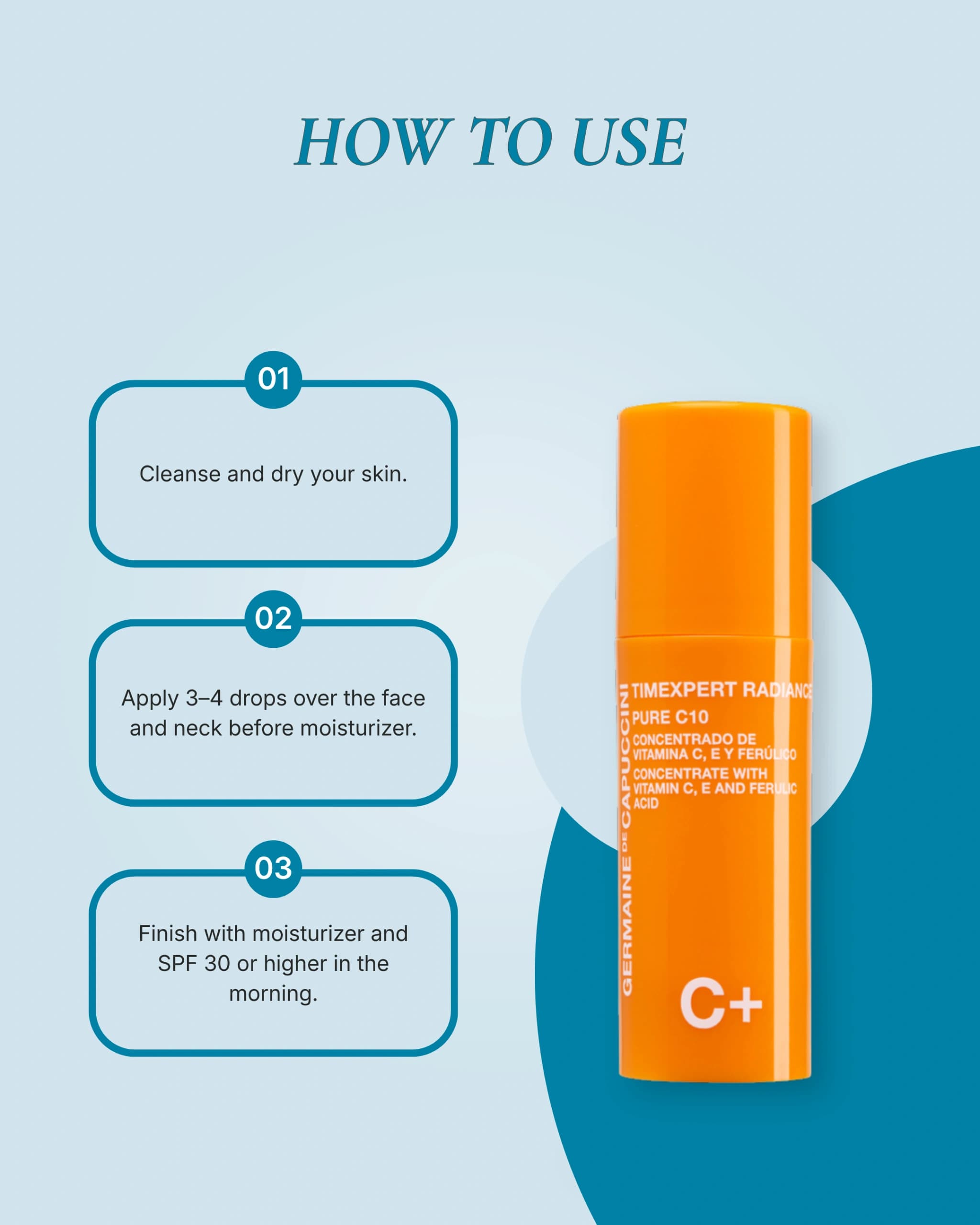 Timexpert Radiance C+ Pure C10 Concentrate With Vitamin C, E And Ferulic Acid gallery image 3