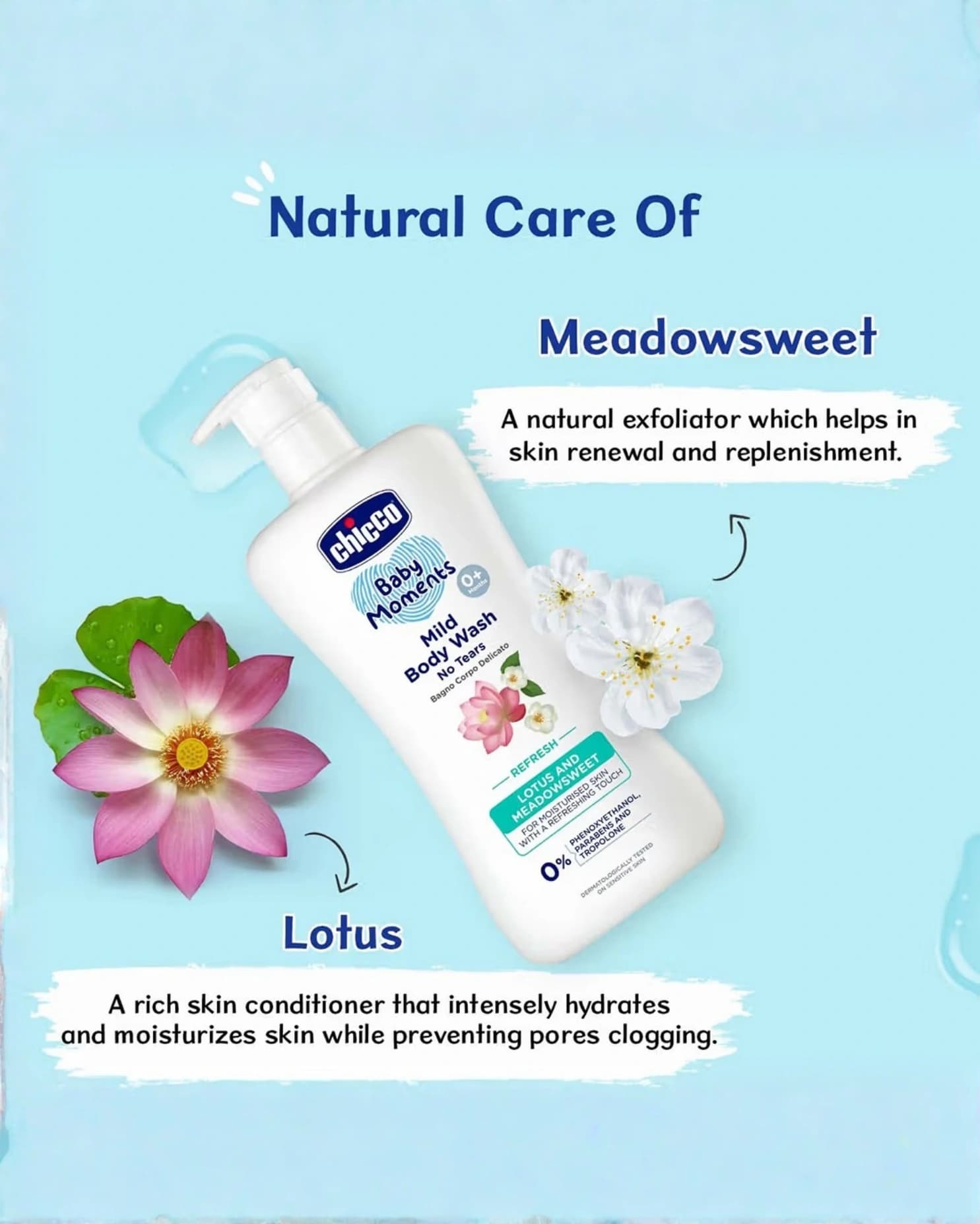 Chicco Baby Moments Mild Bodywash Refresh gallery image 3