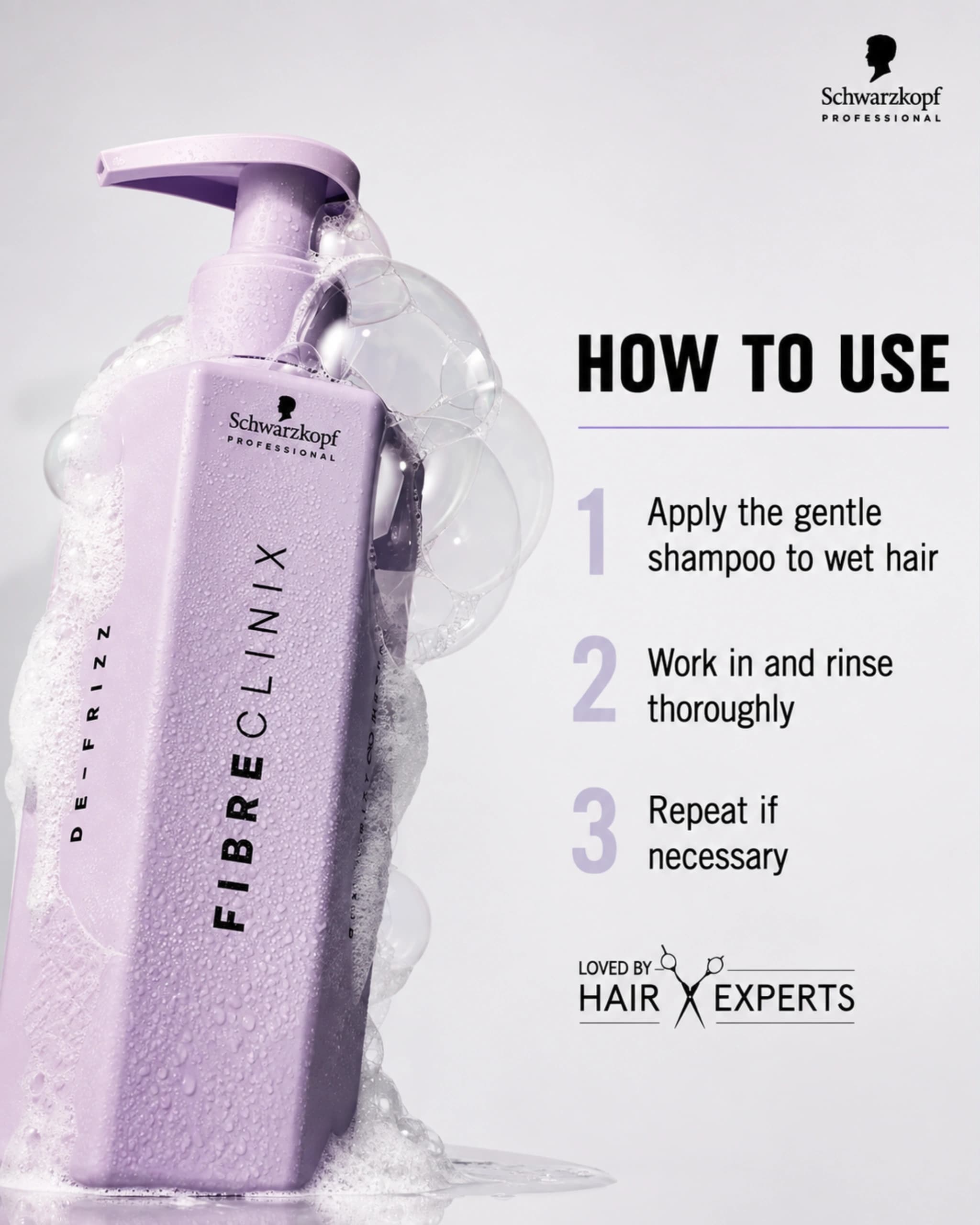 Schwarzkopf Professional Fibre Clinix De-Frizz Shampoo gallery image 4