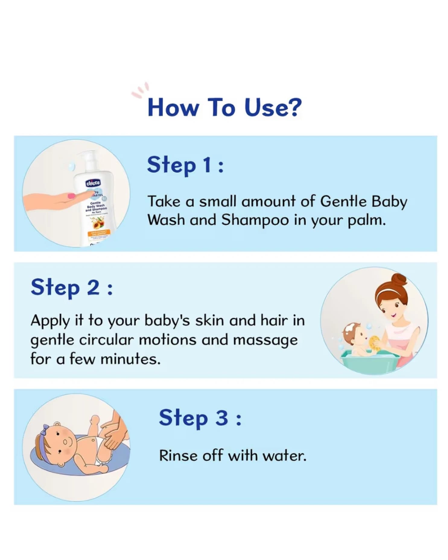 Chicco Baby Moments Gentle Bodywash & Shampoo gallery image 1