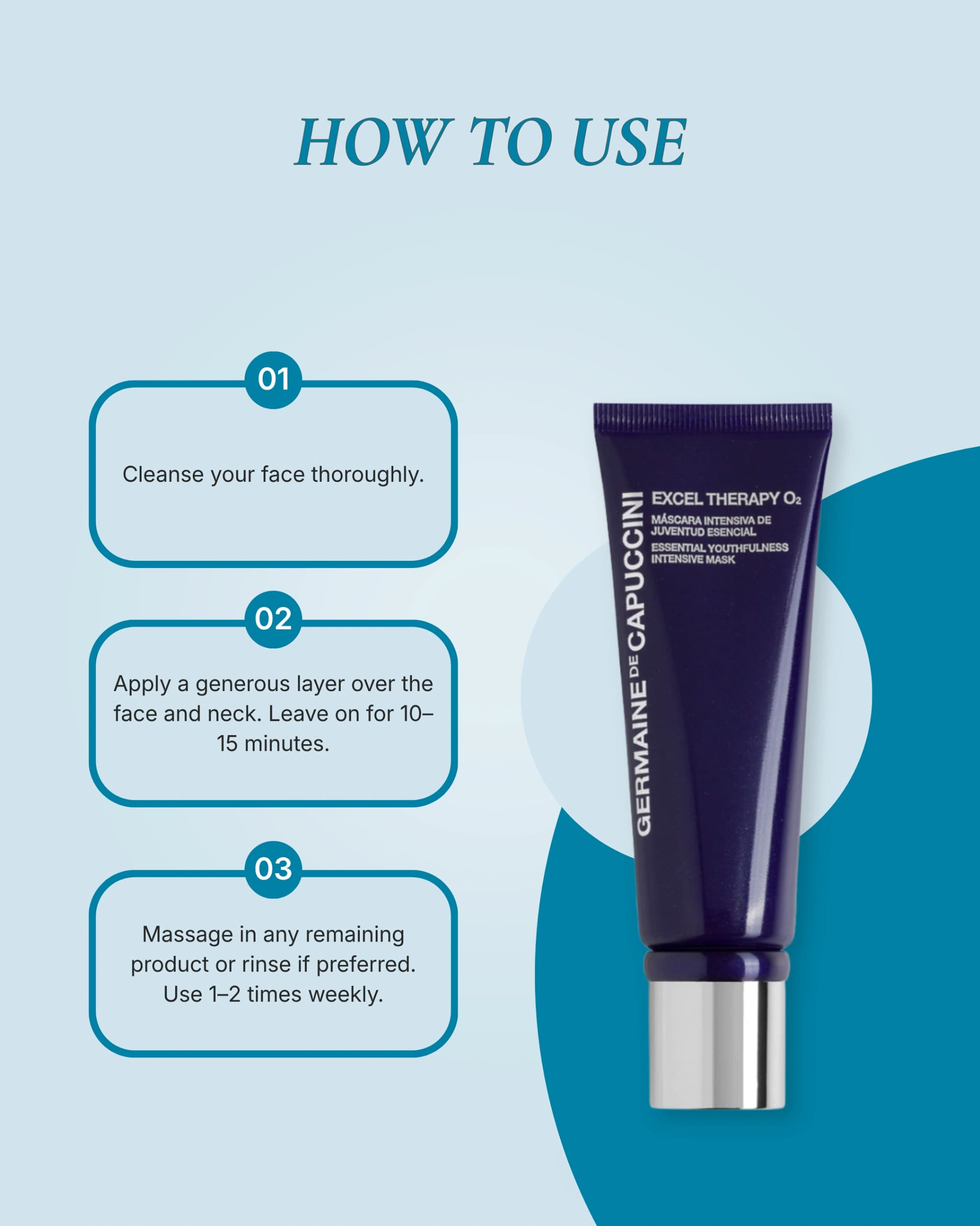 Excel Therapy O2 Essential youthfulness intensive mask gallery image 3