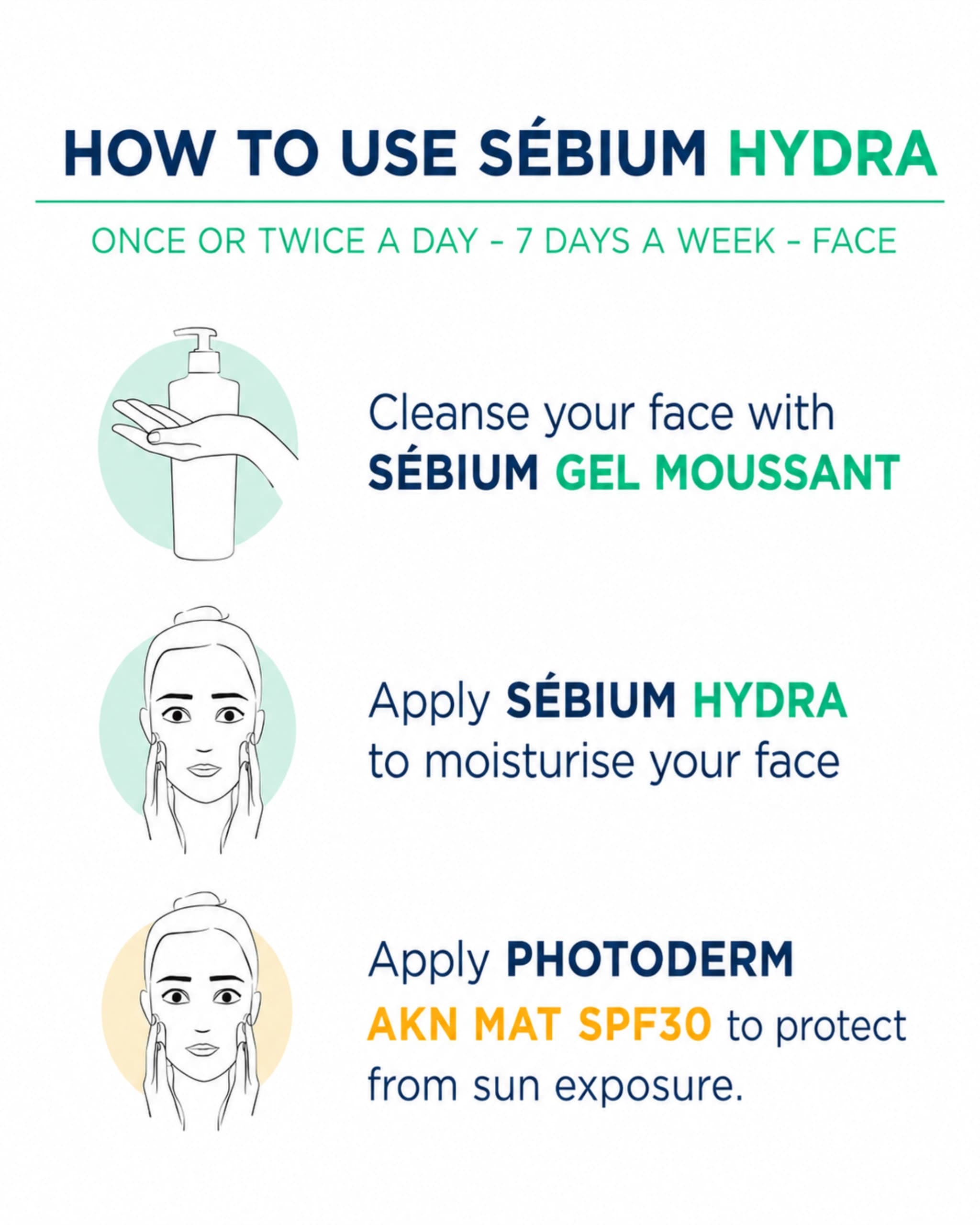 Bioderma Moisturizer Sebium Hydra for Oily, Acne-Prone Skin with Ceramides for 24H Hydration gallery image 3