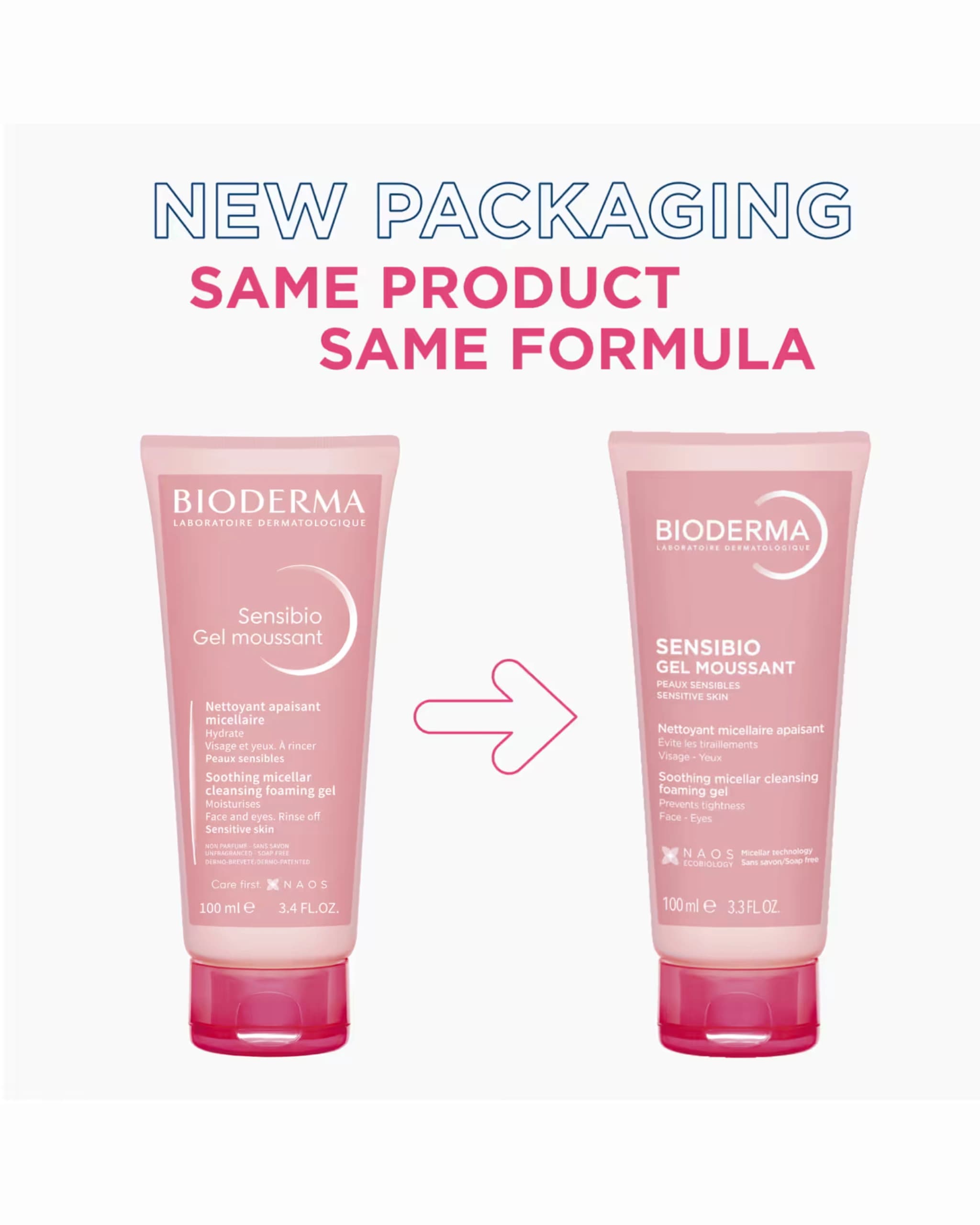 Bioderma Sensibio Gentle Soothing Micellar Cleansing Foaming Gel gallery image 3