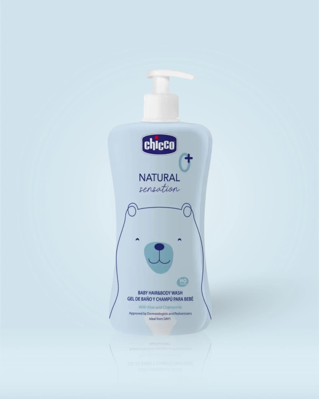 Chicco Baby Hair & body cleanser Natural Sensation Body wash and Shampoo