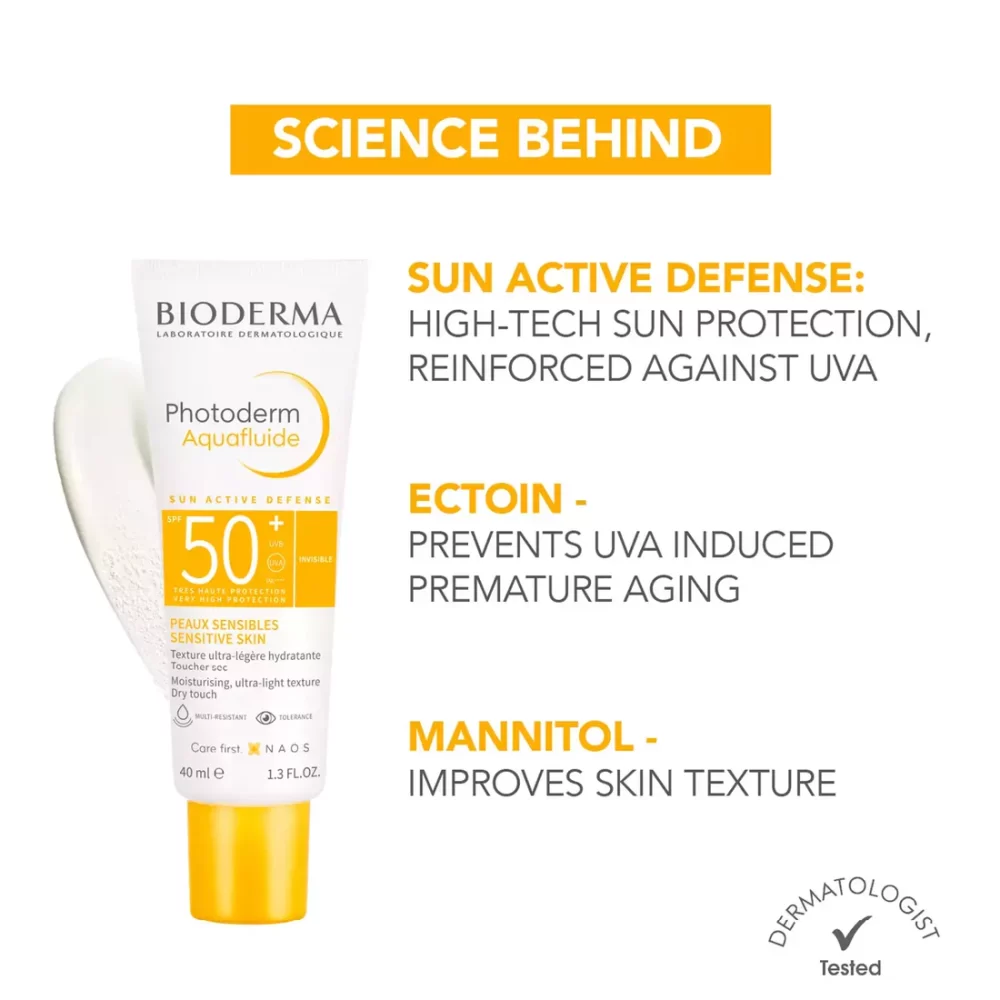 Bioderma Photoderm Max Aquafluide SPF 50+ All Skin Type ( Claire Shade ) (40ml) - Image 6