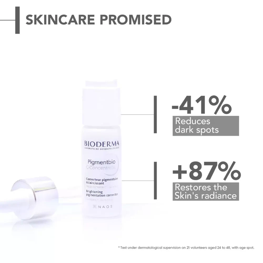 Bioderma Pigmentbio C-Concentrate Fresh Vitamin C Cure For Intense Pigmentation Correction (15ml) - Image 3