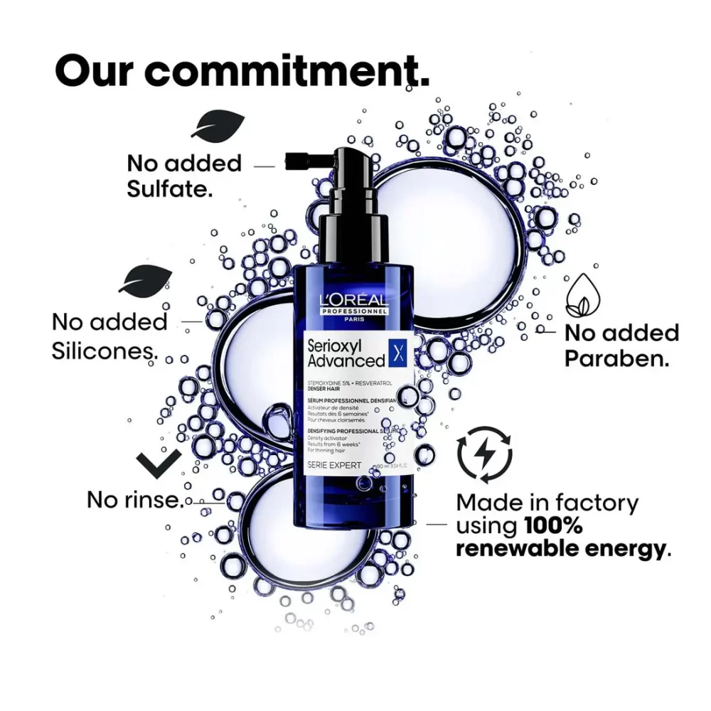 L'Oreal Professionnel Serioxyl Advanced Density Activator For Thinning Hair ( 90ml ) - Image 2