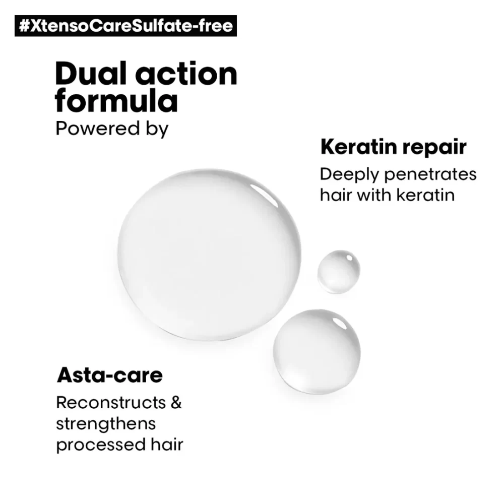 L'Oreal Professionnel X-Tenso Care Sulfate free Shampoo 250ml, Masque 196gms & Serum 50ml - Image 7