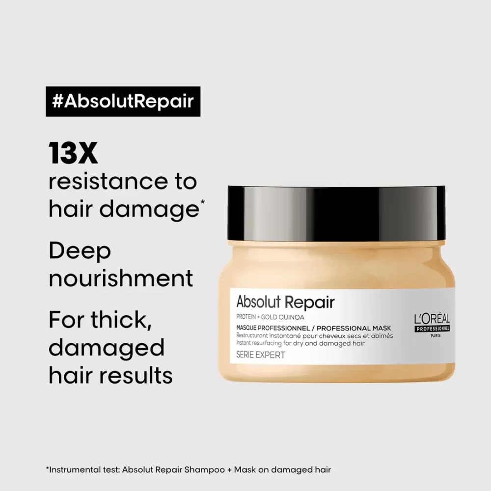 L'Oreal Professionnel Anti-Hair Loss Regime-Density Advanced Shampoo, Mask, Aminexil Advanced Combo - Image 4